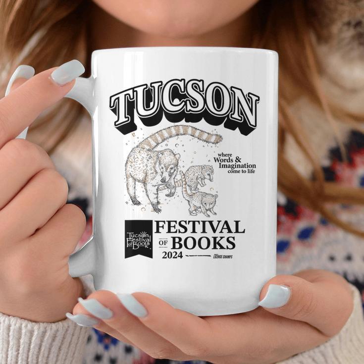 Tucson Festival Of Book TFOB 2024 Coatimundi Mascot Graphic Print Coffee Mug Unique Gifts Tucson Festival Of Book TFOB 2024 Coatimundi Mascot Graphic Print Coffee Mug Unique Gifts