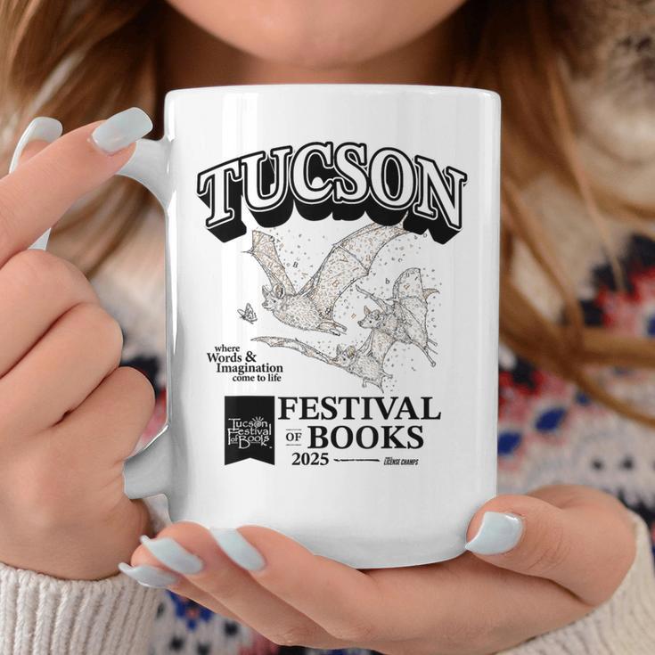 Tucson Festival Of Books Merch TFOB 2025 Criter Bat Graphic Print Coffee Mug Unique Gifts