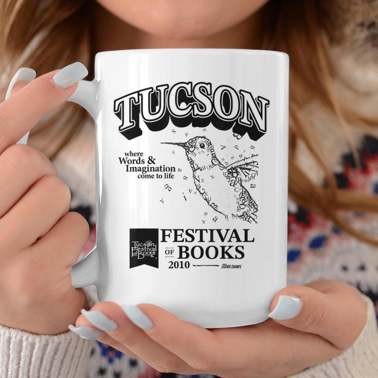 Tucson Festival Of Books TFOB 2010 Hummingbird Mascot Graphic Print Coffee Mug Unique Gifts