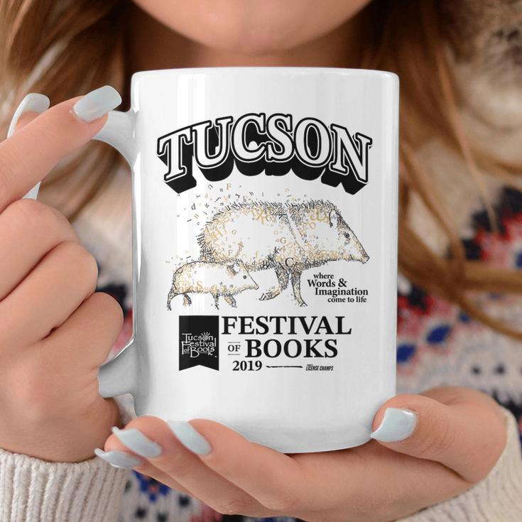 Tucson Festival Of Books TFOB 2019 Javelina Mascot Graphic Print Coffee Mug Unique Gifts