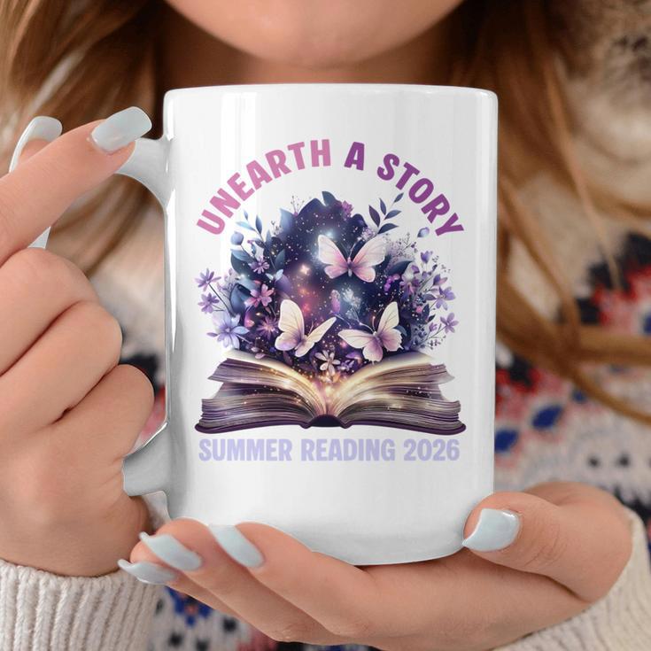 Unearth a Story Summer Library Reading 2026 Butterfly Book Graphic Print Coffee Mug Unique Gifts Unearth a Story Summer Library Reading 2026 Butterfly Book Graphic Print Coffee Mug Unique Gifts
