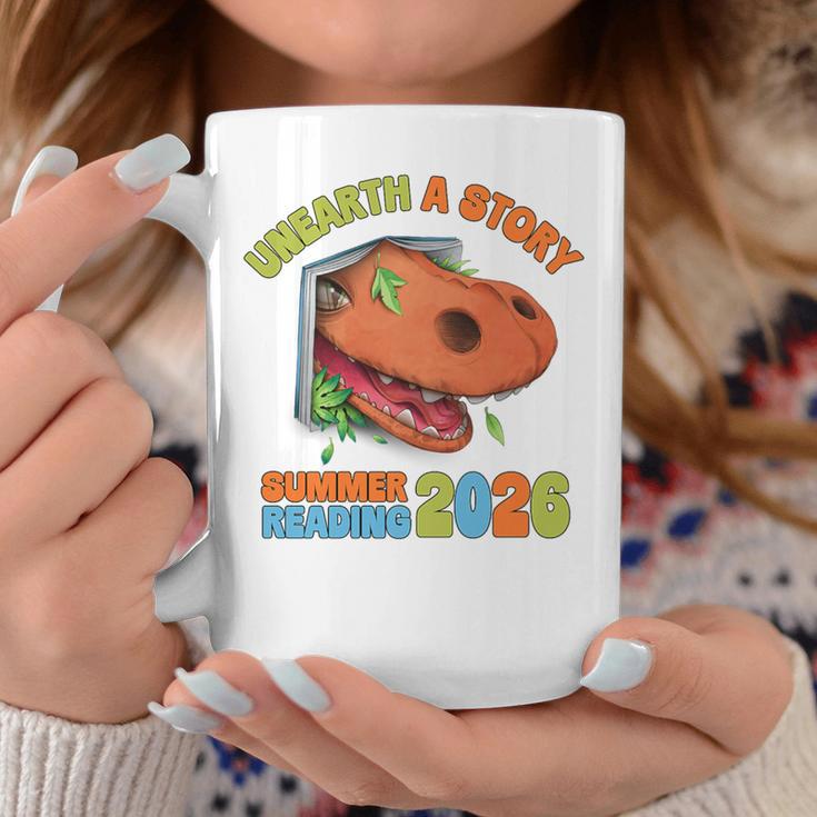 Unearth A Story Summer Reading 2026 Dinosaur Book Lover Dino Premium Tri-Blend Graphic Print Coffee Mug Unique Gifts Unearth A Story Summer Reading 2026 Dinosaur Book Lover Dino Premium Tri-Blend Graphic Print Coffee Mug Unique Gifts