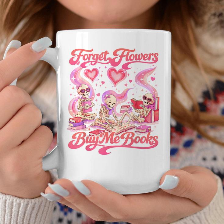 Valentines XOXO Book Lover Forgets Flowers Buys Me Books Graphic Print Coffee Mug Unique Gifts