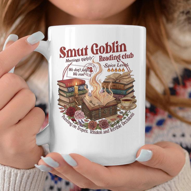Vintage Smut Goblin Dark Romance Bookish Book Lover Graphic Print Coffee Mug Unique Gifts