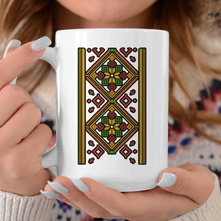 Vyshyvanka ウクライナ刺繍 刺繍 プロウクライナ語 コーヒーマグ 面白い贈り物