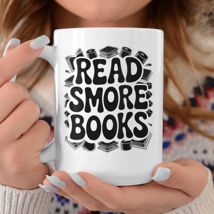 Women's Read Smore Books Camping Reading Graphic Print Coffee Mug Unique Gifts