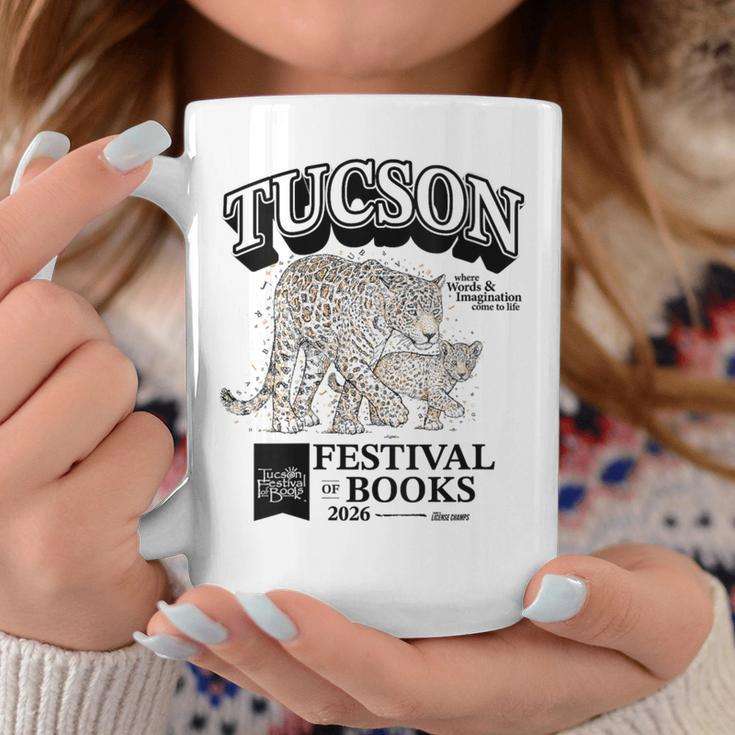 Women's Tucson Festival Of Book Merch TFOB 2026 Critter Jaguar Graphic Print Coffee Mug Unique Gifts