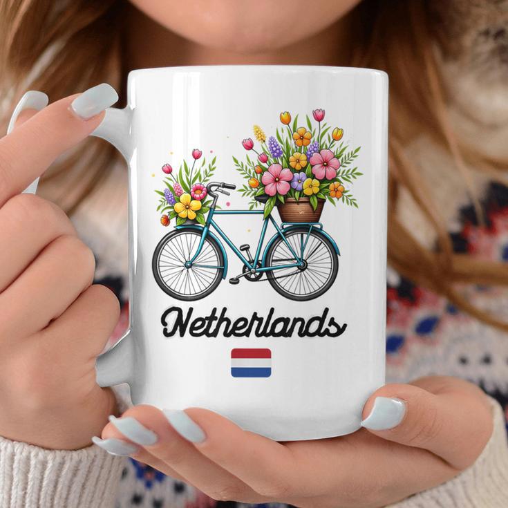 オランダの風車 チューリップフィールド オランダ 春の花 バイク コーヒーマグ 面白い贈り物