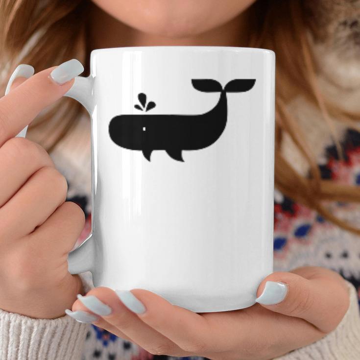 クジラ ブラック レディース メンズ 子供用 コーヒーマグ 面白い贈り物