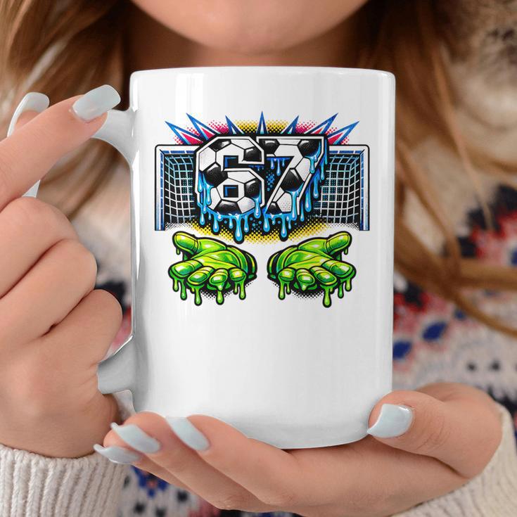 サッカー 67 シックスセブンファニージェンアルファミームドリップ コーヒーマグ 面白い贈り物