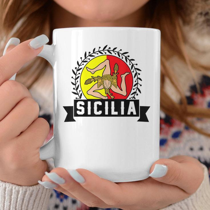 シチリア国旗 シチリア・パレルモ イタリア コーヒーマグ 面白い贈り物