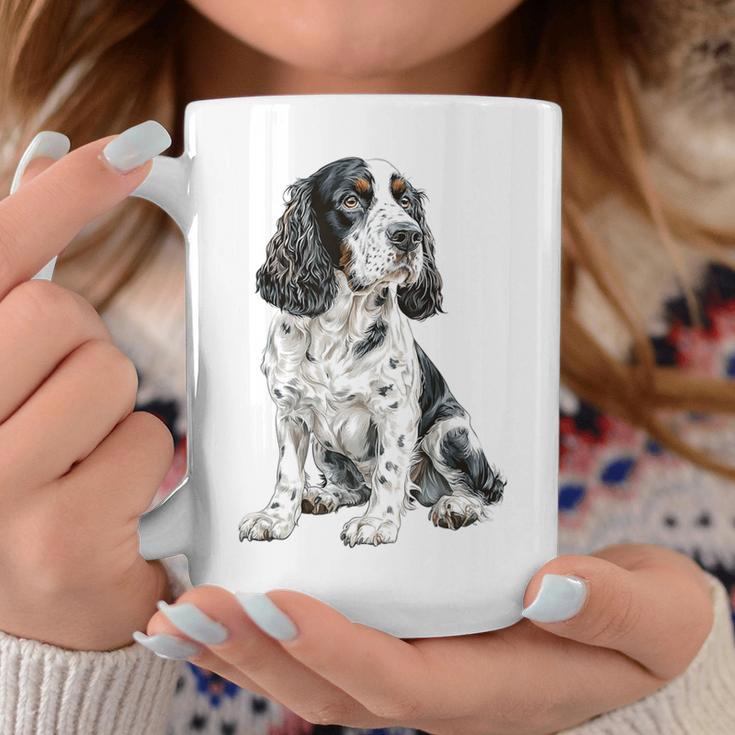 スプリンガー スパニエル 犬 モチーフ ペット 作品 スプリンガー スパニエル コーヒーマグ 面白い贈り物