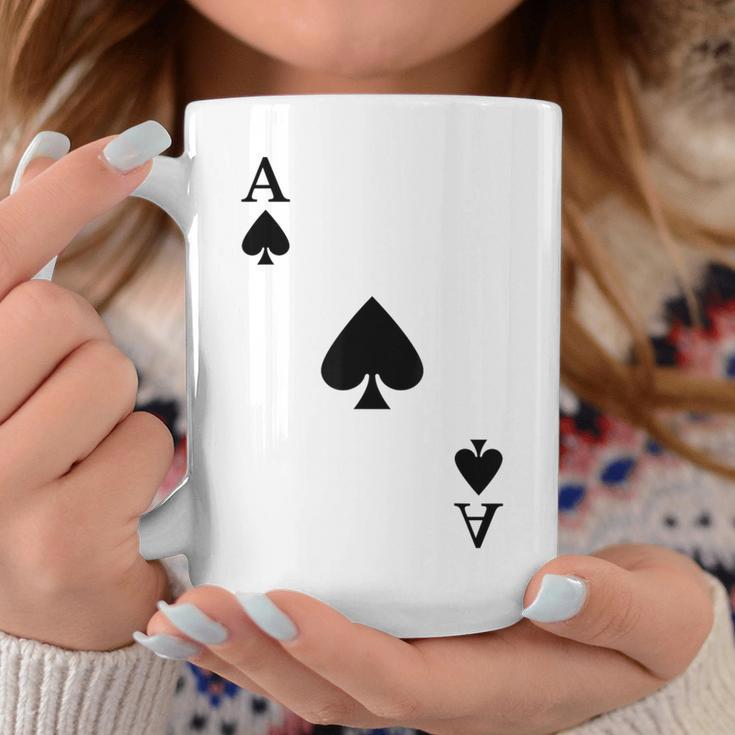 スペード、エース、カーニバル、コスチューム、ポーカー、カードプレイヤー。Poker Card コーヒーマグ 面白い贈り物