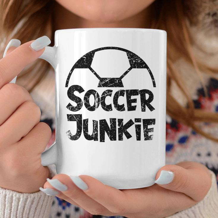 ビンテージ サッカー ジャンキー コーヒーマグ 面白い贈り物