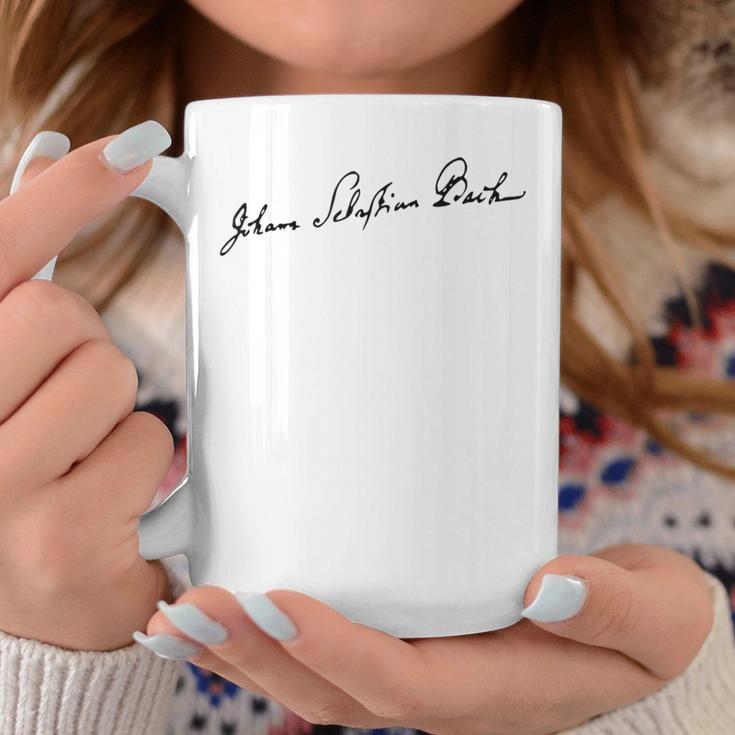 ヨハン・セバスティアン・バッハのサイン。 コーヒーマグ 面白い贈り物