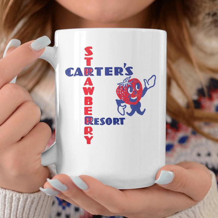 レトロ ホテル カーターズ ストロベリー リゾート カリフォルニア コーヒーマグ 面白い贈り物