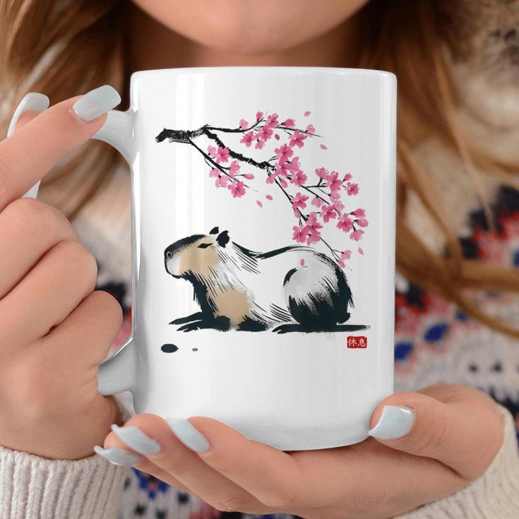日本のカピバラ・桜美的カピバラ コーヒーマグ 面白い贈り物