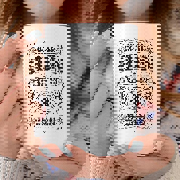 私たちは一緒にゴールデンです 40周年結婚40周年 コーヒーマグ 面白い贈り物