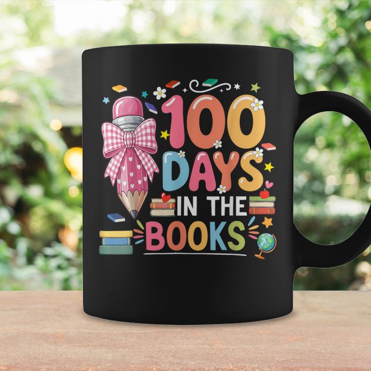 100th Day Of School Teacher Floral 100 Days In The Books Graphic Print Coffee Mug Gifts ideas