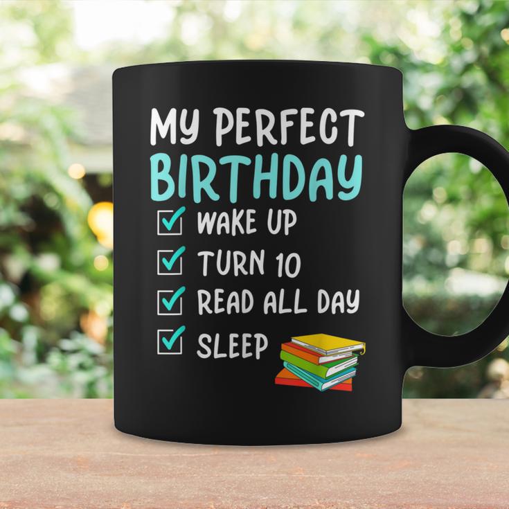 10th Perfect Birthday Reading 10 Years Old Book Lover Graphic Print Coffee Mug Gifts ideas 10th Perfect Birthday Reading 10 Years Old Book Lover Graphic Print Coffee Mug Gifts ideas