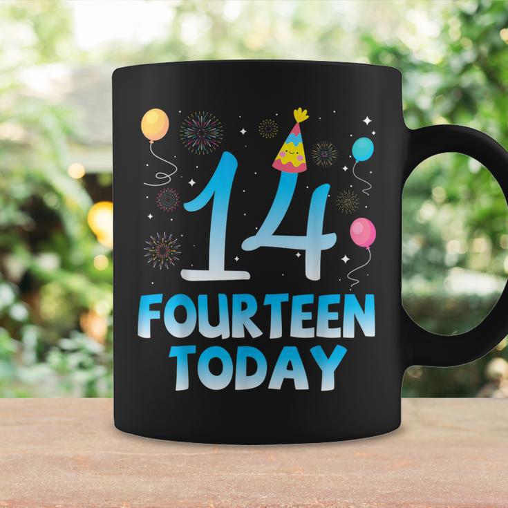14歳今日私にお誕生日おめでとう彼彼女の息子娘 コーヒーマグ ギフトのアイデア