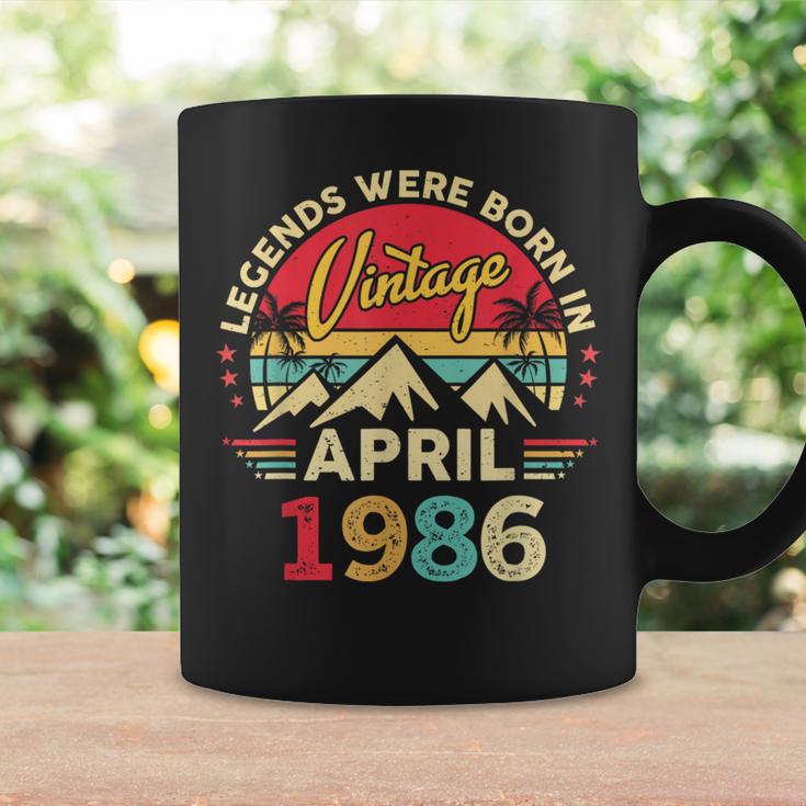 1986年4月 レトロサンセットクラシック 40歳40歳の誕生日 コーヒーマグ ギフトのアイデア