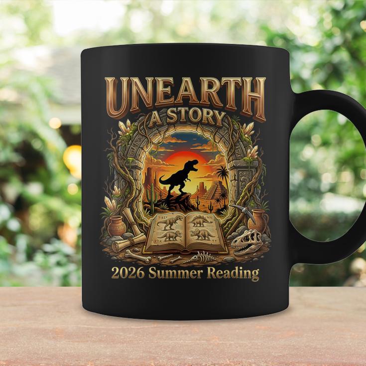 2026 Summer Reading Dinosaur Unearth A Story Book Lover Graphic Print Coffee Mug Gifts ideas 2026 Summer Reading Dinosaur Unearth A Story Book Lover Graphic Print Coffee Mug Gifts ideas