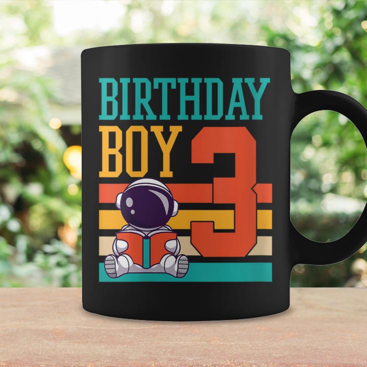 3 Year Old Birthday Boy Book Worm Reading Birthday Party Graphic Print Coffee Mug Gifts ideas