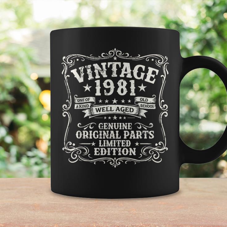 45歳 誕生日 男性女性intage 1981年1981年生まれ レトロデザインブランド コーヒーマグ ギフトのアイデア