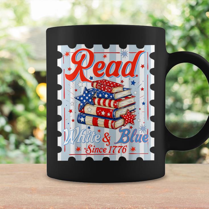 4th Of July Patriotic Read Blue Books Men Women Kid Graphic Print Coffee Mug Gifts ideas