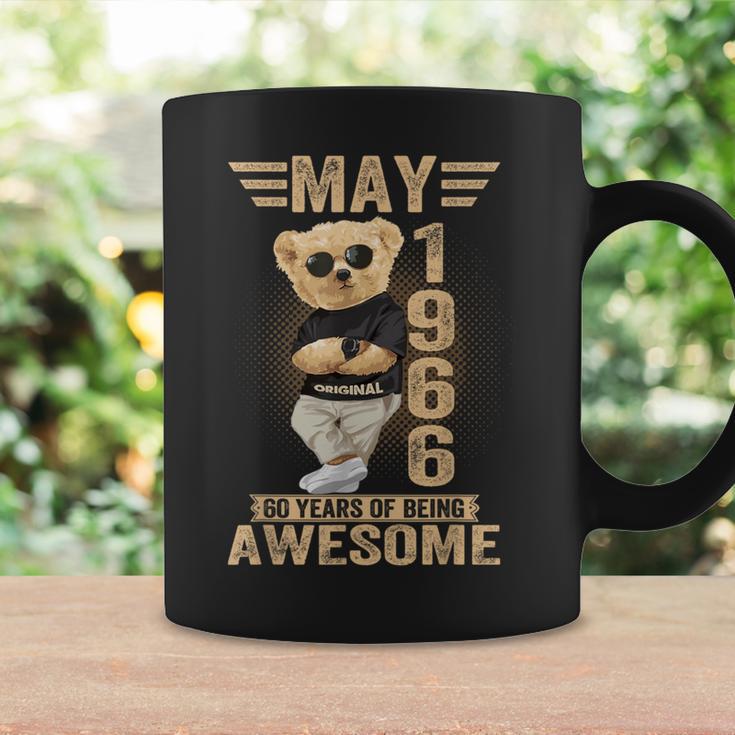 5月60日 誕生日 男性 女性 1966年 素晴らしいテディベア コーヒーマグ ギフトのアイデア