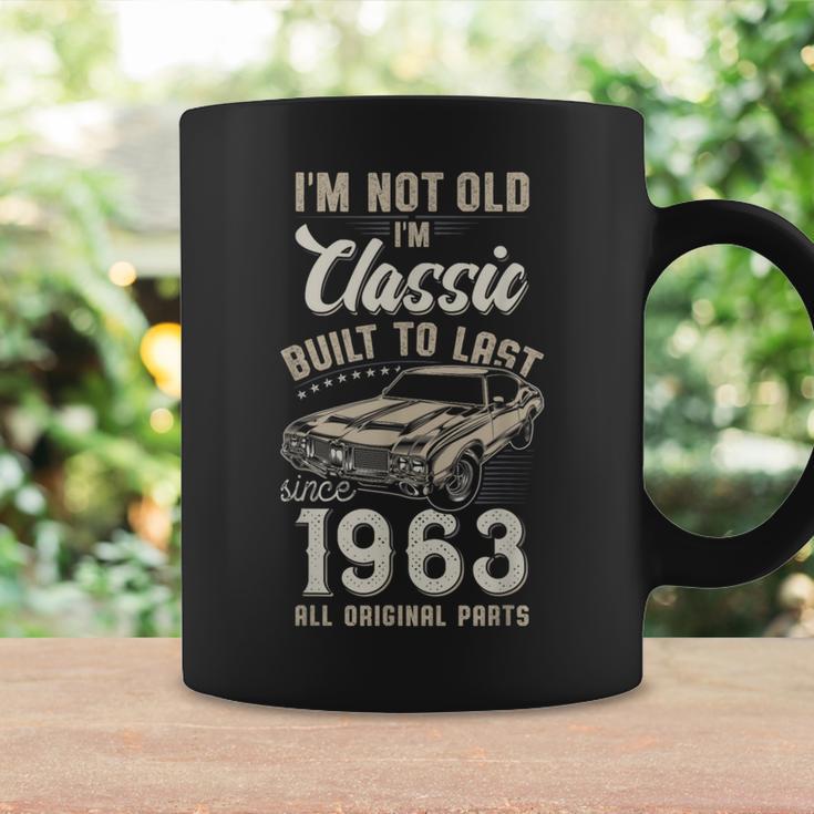 63歳の誕生日 1963年生まれのクラシックカー コーヒーマグ ギフトのアイデア