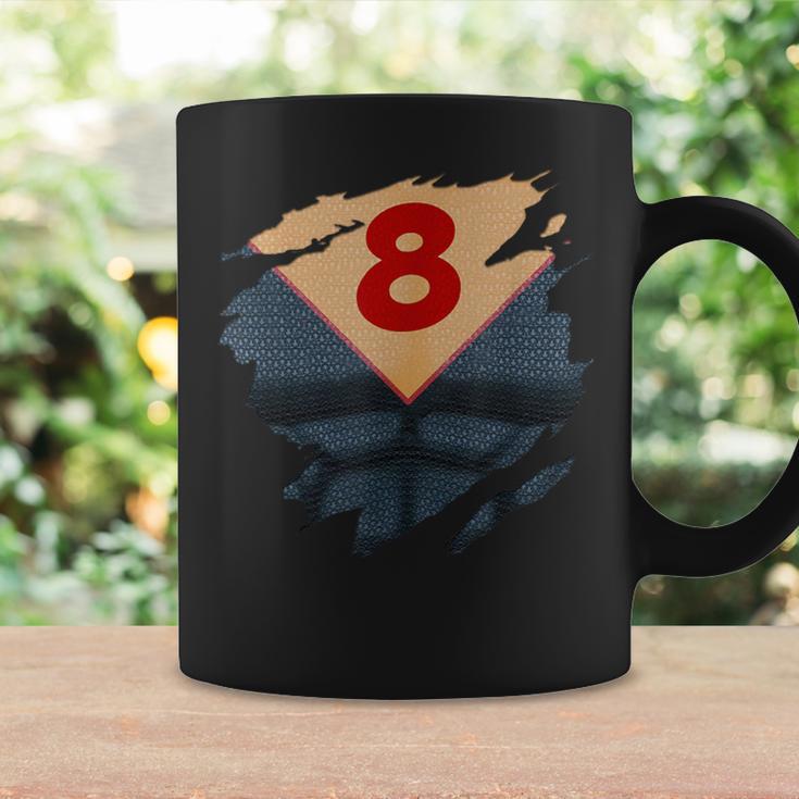 8th Birthday Comic Book Superhero Born In 2017 Graphic Print Coffee Mug Gifts ideas