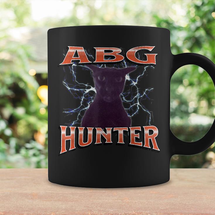 Abg Hunter Offensive Cat Meme Bootlegグラフィック コーヒーマグ ギフトのアイデア