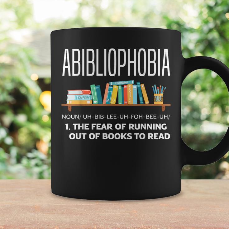 Abibliophobia Book Lover Avid Reader Bookworm Book Reader Graphic Print Coffee Mug Gifts ideas