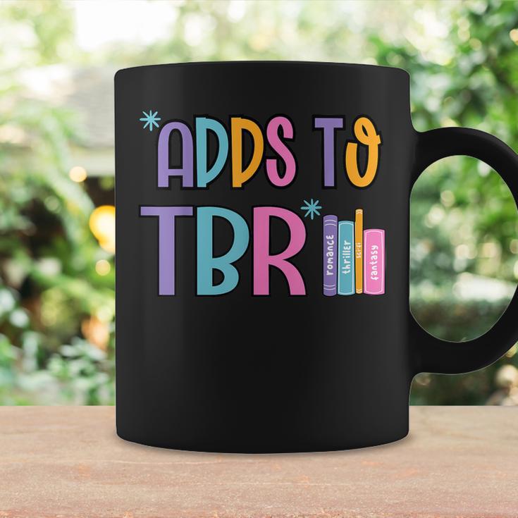 Adds To TBR Book Lover Tee Graphic Print Coffee Mug Gifts ideas
