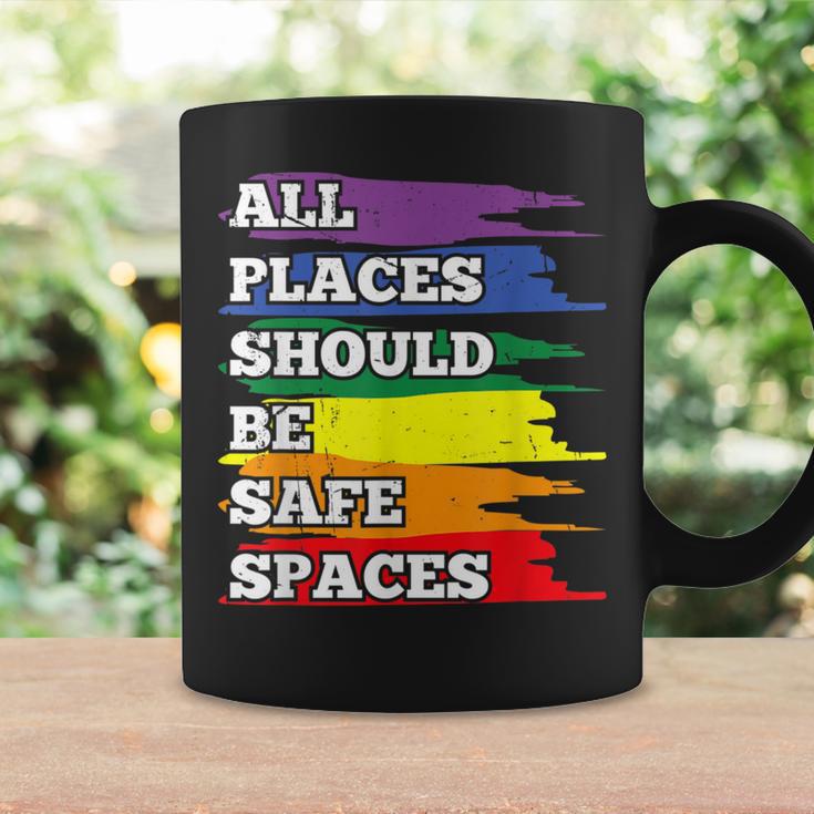 All Placeshould Beafepaces ゲイプライド 同盟国 Lgbtq Month コーヒーマグ ギフトのアイデア