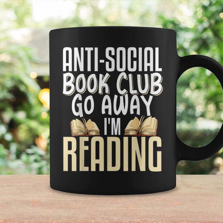 Anti Social Book Club Go Away I'm Reading Graphic Print Coffee Mug Gifts ideas
