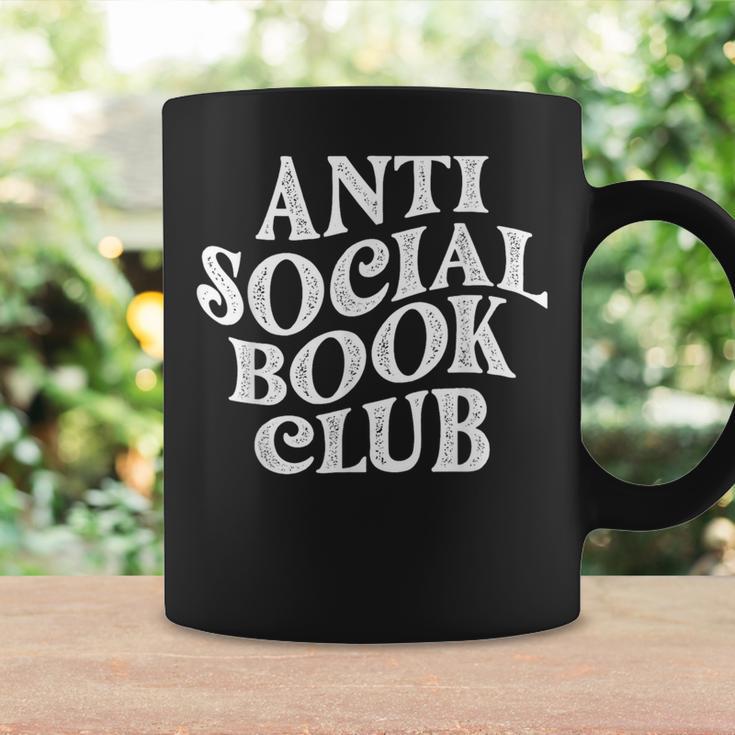 Anti Social Book Club Book Lover Reading Bookworm Reader Graphic Print Coffee Mug Gifts ideas