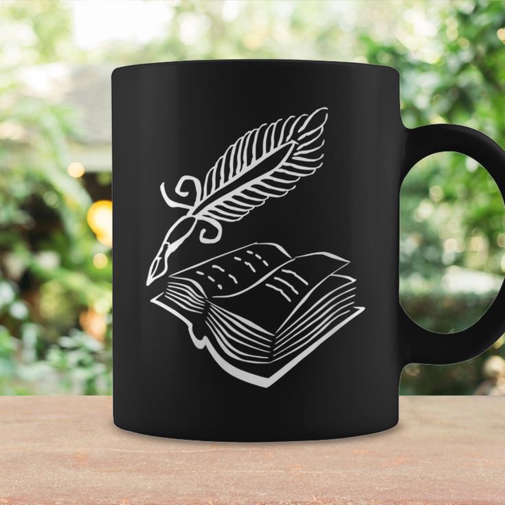 Antique Book With Feather Pen Graphic Print Coffee Mug Gifts ideas Antique Book With Feather Pen Graphic Print Coffee Mug Gifts ideas