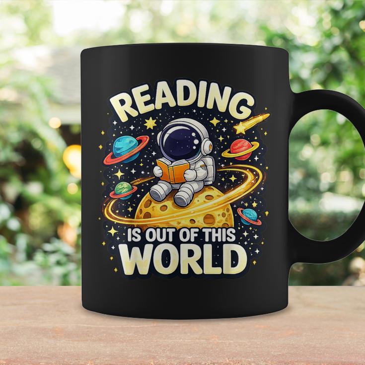Astronaut Reading Book Lover Space For Men Women Kid Graphic Print Coffee Mug Gifts ideas