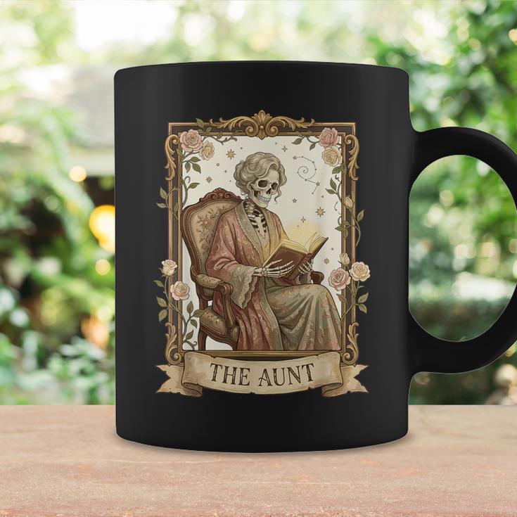 The Aunt Tarot Card Women Skeleton Aunty Book Lover Graphic Print Coffee Mug Gifts ideas The Aunt Tarot Card Women Skeleton Aunty Book Lover Graphic Print Coffee Mug Gifts ideas