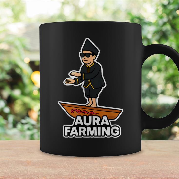 Aura Farming オーラ ウェーブ インドネシアボート ミーム エネルギー バイブ コーヒーマグ ギフトのアイデア