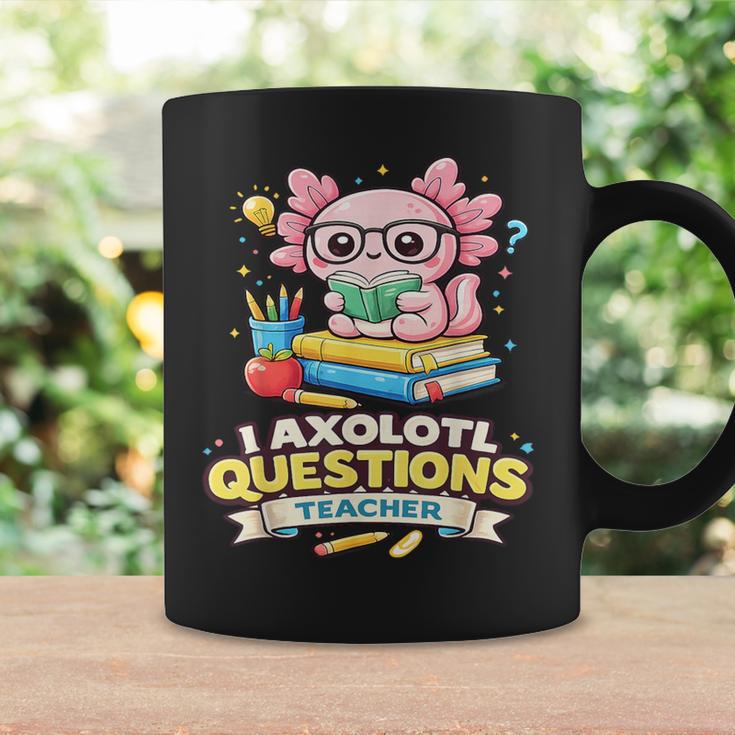 I Axolotl Questions Teacher Cute Reading Book Graphic Print Coffee Mug Gifts ideas
