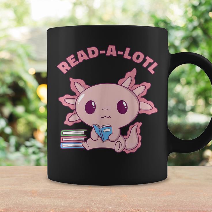 Axolotl Read A Lotl Book Lover Reading Books Cute Graphic Print Coffee Mug Gifts ideas