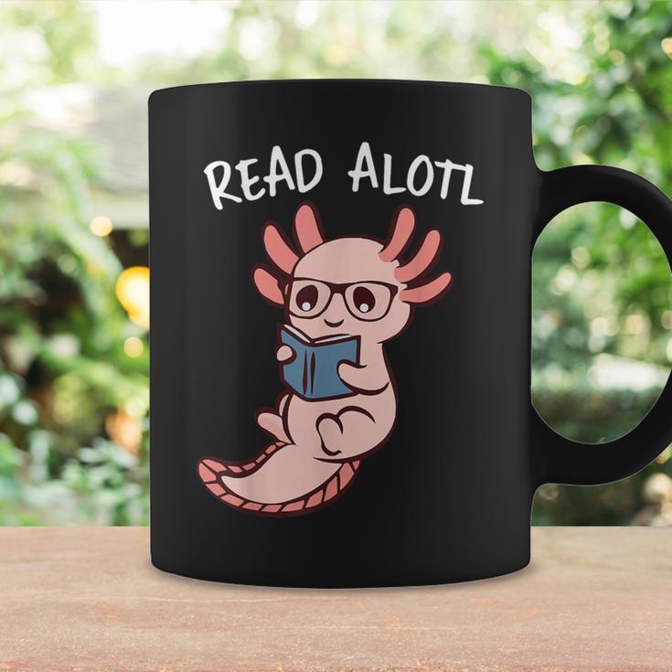 Axolotl Reading a Book Read Alotl Books Axolotl Book Graphic Print Coffee Mug Gifts ideas