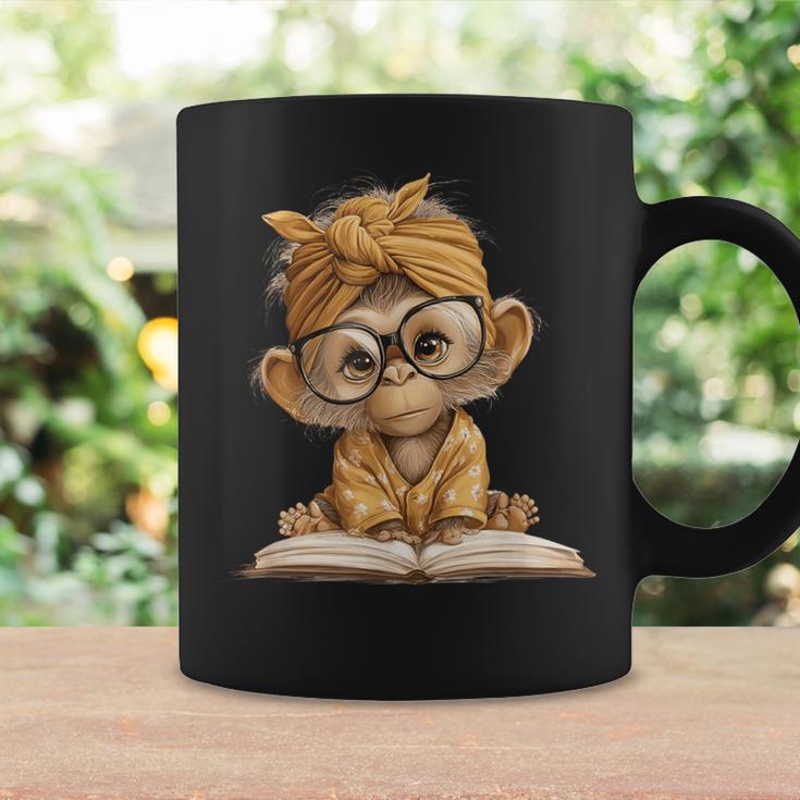 Baby Monkey Open Book Reading Animal Lover Graphic Portrait Graphic Print Coffee Mug Gifts ideas Baby Monkey Open Book Reading Animal Lover Graphic Portrait Graphic Print Coffee Mug Gifts ideas