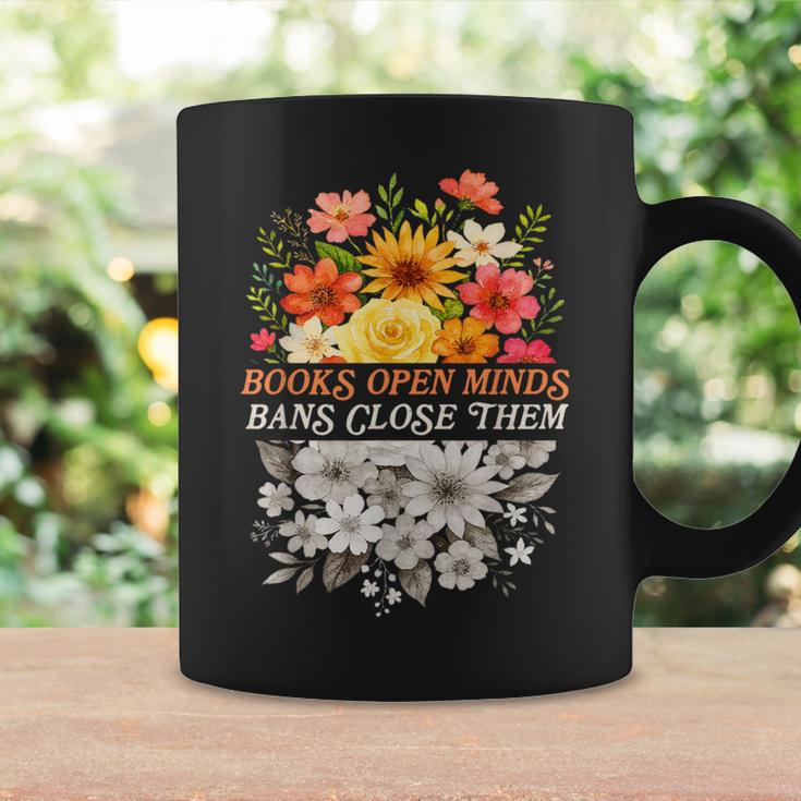 Banned Book Reading Lover Books Open Minds Bans Close Them Graphic Print Coffee Mug Gifts ideas