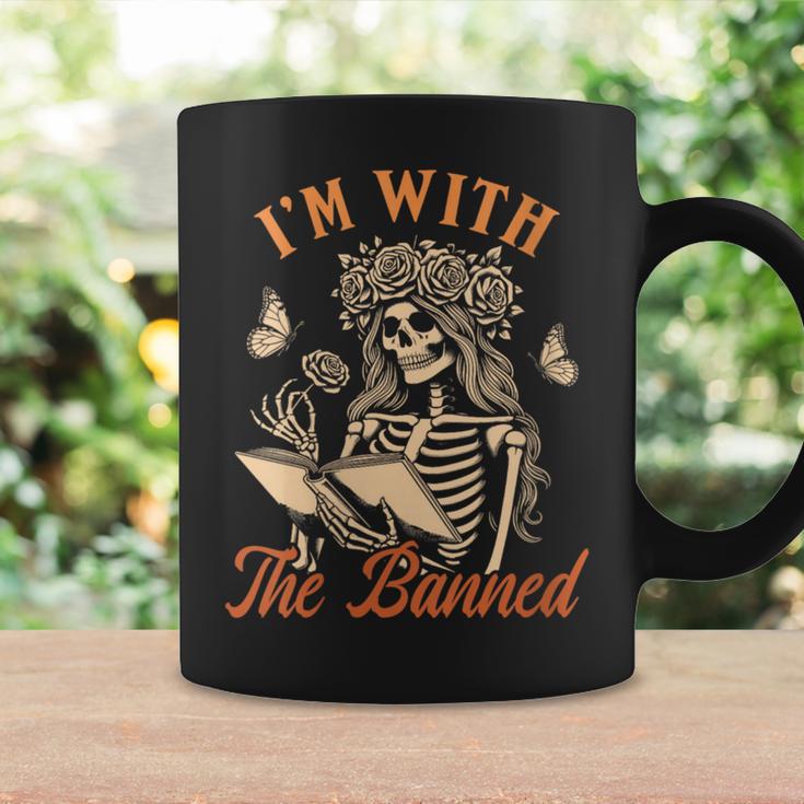 Banned Book Reading Squad Bookish I'm With The Banned Graphic Print Coffee Mug Gifts ideas