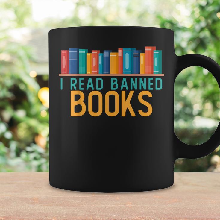 I Am With The Banned Books Shirts I Read Banned Books Graphic Print Coffee Mug Gifts ideas